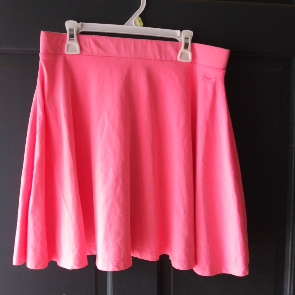 Nwot PINK VS Large Hot Pink Skirt